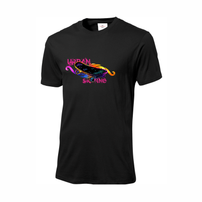 Urban Skating Black T-Shirt